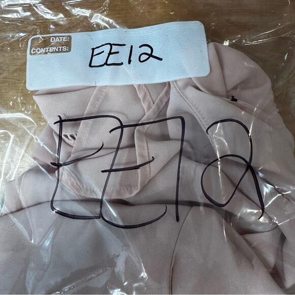 Pleione by Anthropologie Blush Pink Blouse Top Women’s Large L High Low Office - Picture 9 of 9